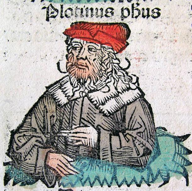 A Medieval representation of Plotinus.