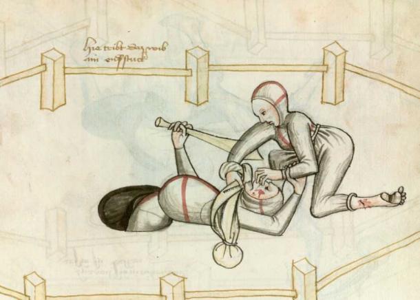 Medieval sources provided strategies for divorce by combat duels (Public Domain)