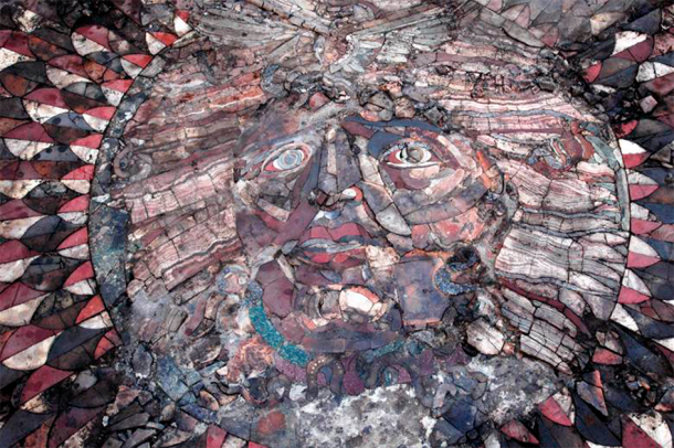 Medusa Mosaic discovered at Kibyra is a captivating piece of art. (Public Domain)