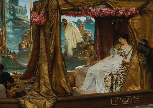 ‘The Meeting of Antony and Cleopatra’, by Lawrence Alma-Tadema. (Public domain)