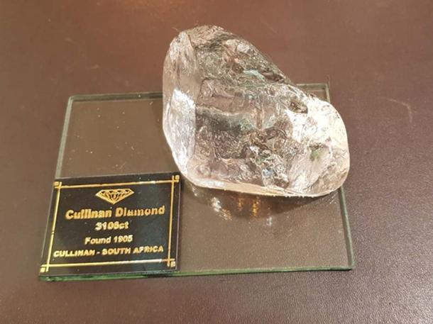 The 3106-carat Cullinan diamond, uncut (Cullinan Mine Archives