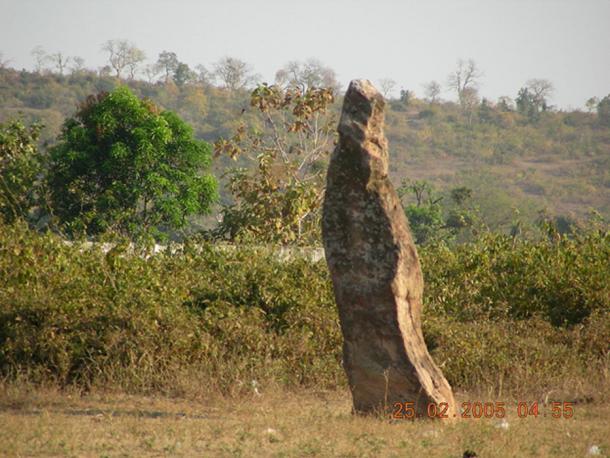 Menhir at Nagbhid in Chandrapur district of Maharashtra