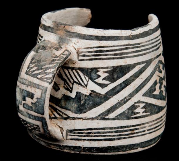 Mesa Verde black-on-white mug (c) Crow Canyon Archaeological Center; BLM-Anasazi Heritage Center