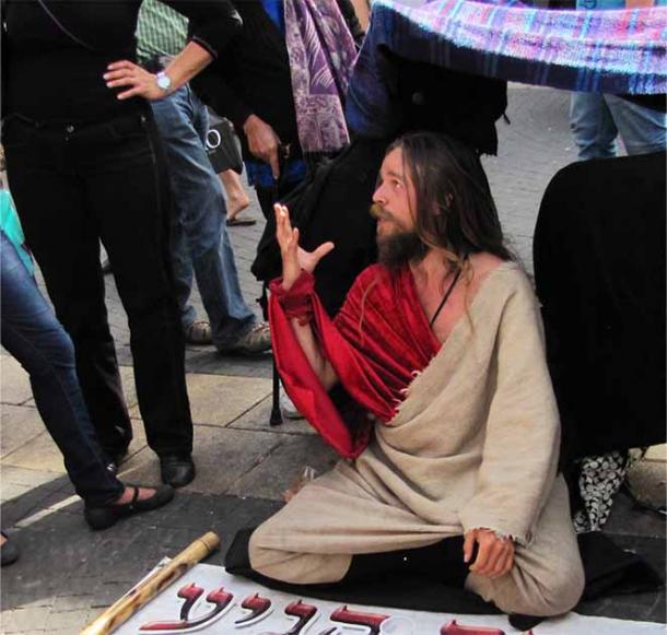 Man who claims to be a Messiah in Tel Aviv, 2010 (Jacek Proszyk / CC by SA 4.0)