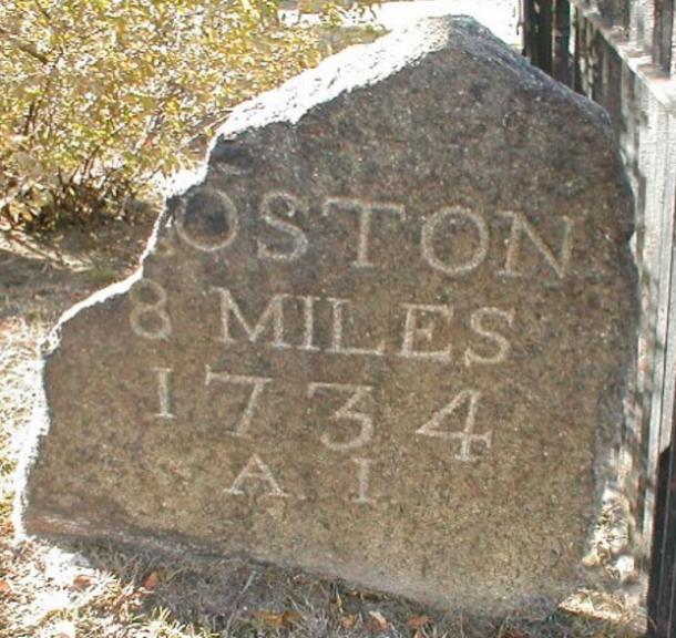 Milestone along the King’s Highway, the oldest road in continuous use in the nation.