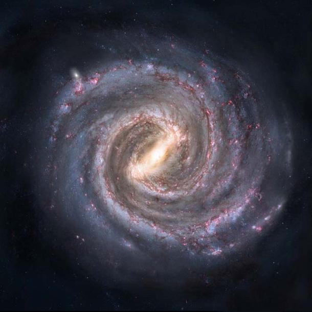 Artist's conception of the Milky Way Galaxy. (Public Domain)