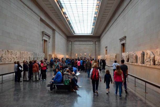 Millones de visitantes del Museo Británico ven las esculturas de los mármoles de Elgin y Parthenon cada año (Alan Cordova/CC BY NC ND 2.0)
