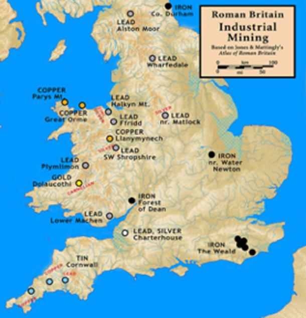 Mining in Roman Britain. (Notuncurious / CC BY-SA 3.0)