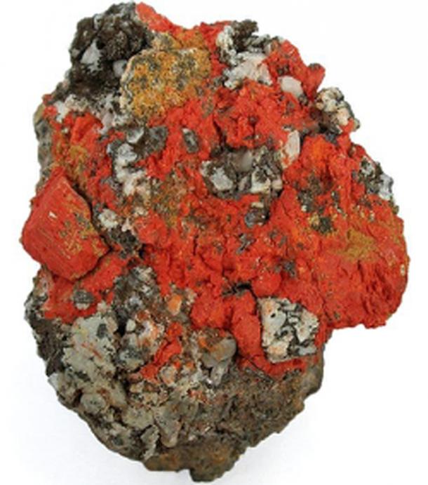 Minium was used on ancient papyrus to produce a red ink. (RKBot / CC BY-SA 3.0)