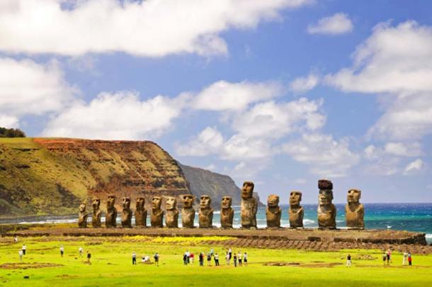 Moai statues on Easter Island. Credit: BigStockPhotos