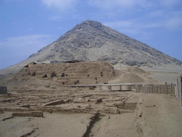 The ancient Moche site of Huaca de Luna, ‘Temple of the Moon’ 
