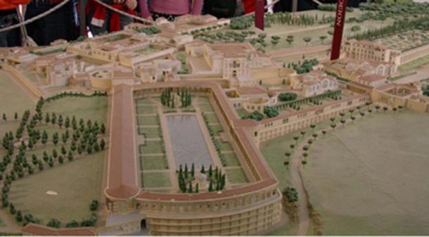 Model in the Villa Adriana. (Magnus Manske / CC BY-SA 1.0)