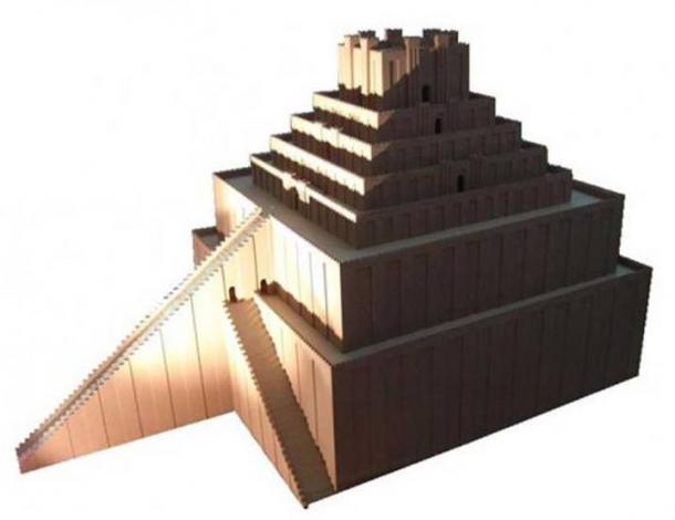 Model of Etemenanki. Pergamonmuseum (Berlin).