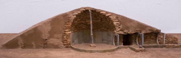 Model of one of the characteristic tombs of the prehistoric town of Los Millares, Iberia. (Tuor123 / CC BY-SA 3.0)