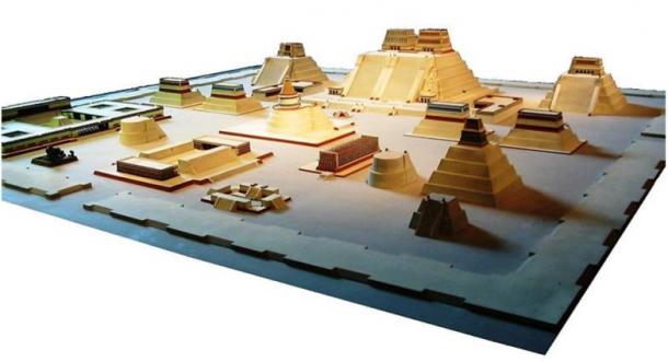 Model of the Aztec City of Tenochtitlan at the National Museum of Anthropology in Mexico City.