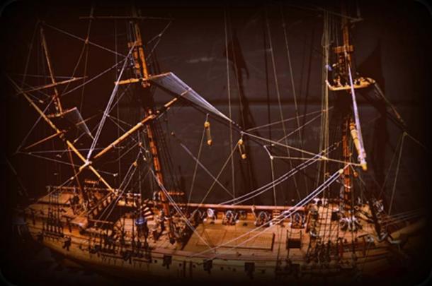 Model of the Whydah Galley (CC BY-SA 2.0)