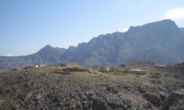 Modern Shihuh village in Musandam. 