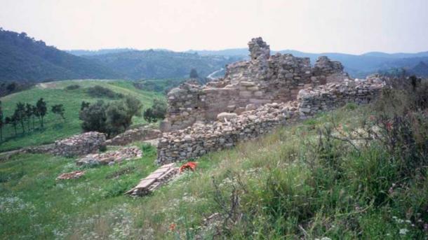 The ruins of the Monastery of Agios Nikolaos of Chrysokamaros. Credit: E. Maniotis & T. Dogas