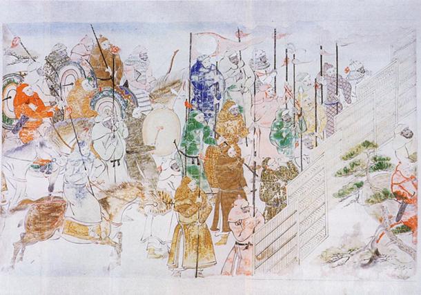 Mongol soldiers