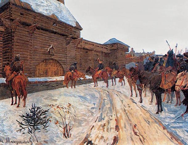 ‘Mongols at the Walls of Vladimir’ by Vasily Maksimov