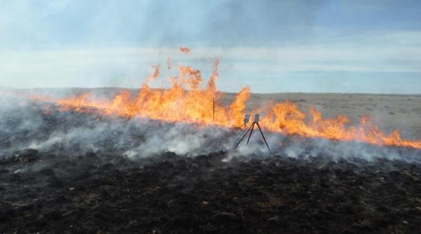 Burn Reveals Ancient Stone Effigies, Cairns, Rock formations