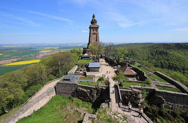 Monument to Barbarosa, at Kyffhäuser Mountain.