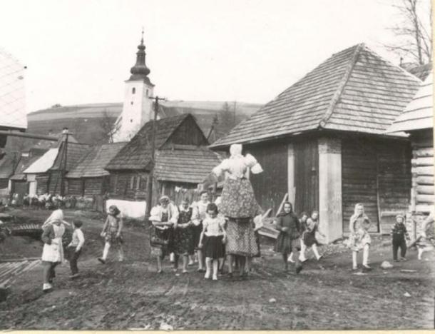 Morena effigy, Slovakia