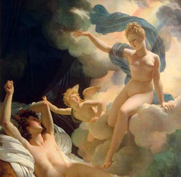 Morpheus dan Iris, sebuah lukisan karya Pierre-Narcisse Guérin (1774–1833).  (Pierre-Narcisse Guérin / Domain publik)