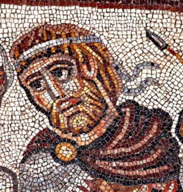 Mosaic of Alexander the Great, Huqoq, Galilee region, Israel
