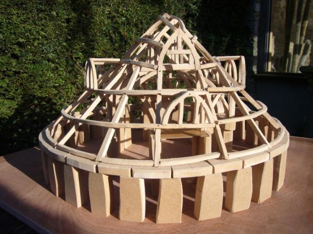 Ms. Ewbank’s model without the roofing 