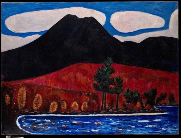 ‘Mt. Katahdin (Maine), Autumn #2’ (CC0) Did the woman and her son in the Native American legend disappear to Mount Katahdin?