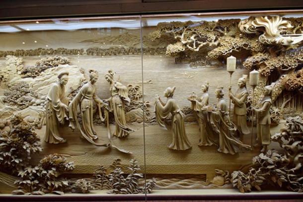 Mural of the Legend of the White Snake.