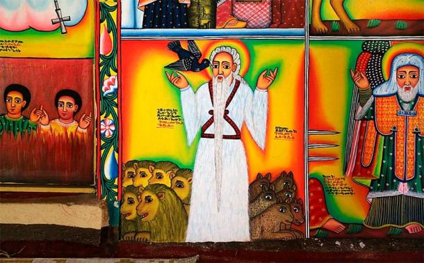 Murals at Entos Eyesu Monastery (Sailko/CC BY 3.0)