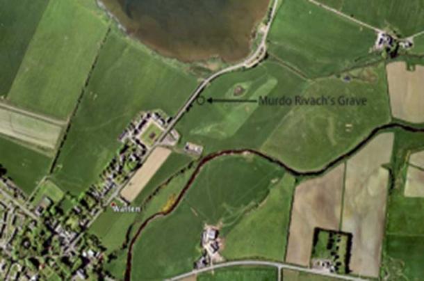 Location of Murdo Rivach’s grave.