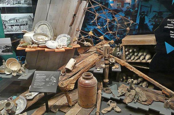 Museum Exhibit At Te Wairoa