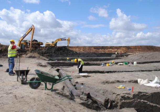 The objects at Must Farm were discovered when clay was being extracted to make bricks.