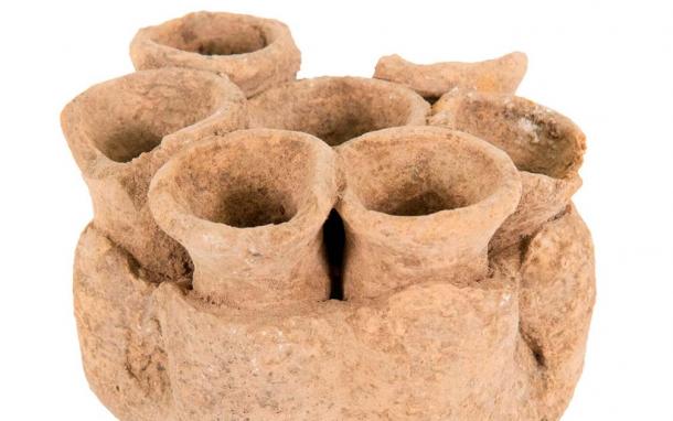 The ‘Nahariya Bowl’ discovered at Tel Shimron during the 2023 dig season. (Christina Carper)