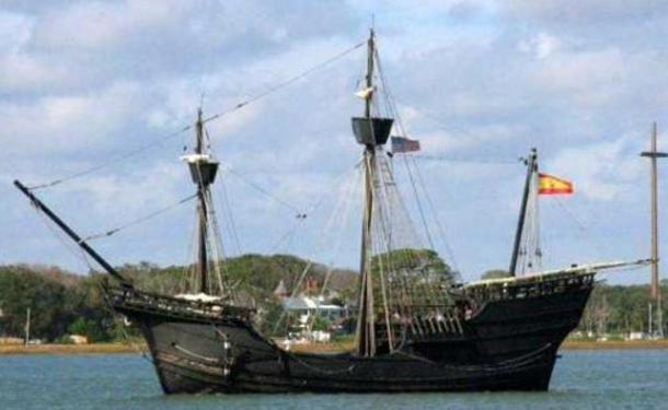 The Nao Victoria, a modern replica of a 16th century Spanish carrack. 