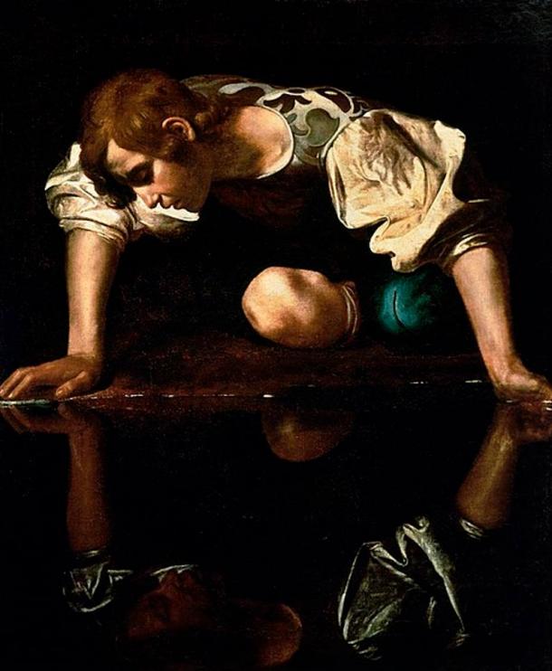 ‘Narcissus’ (1594-1596) by Caravaggio.