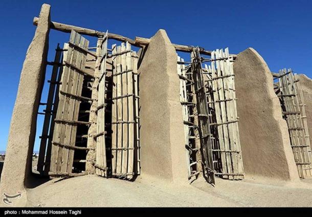 Nashtifan windmills are based on the earliest type of windmill. 