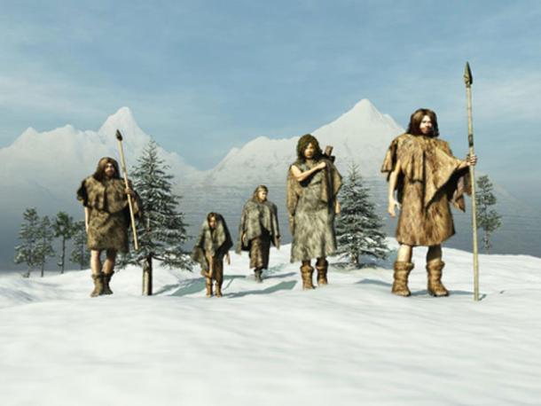 Neanderthals in the Ice Age. (anibal /Adobe Stock)