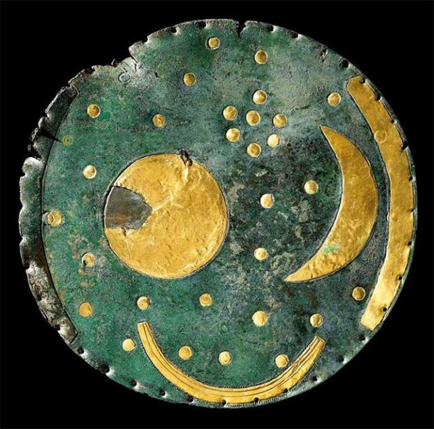 The Nebra sky disk is thought to be the oldest depiction of the cosmos in the world. (DBachmann/CC BY SA 3.0)