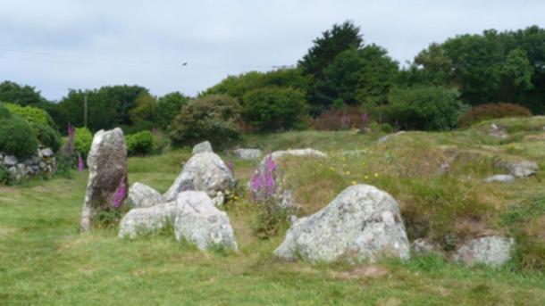 The Neolithic Cornish village of Carn Euny. 
