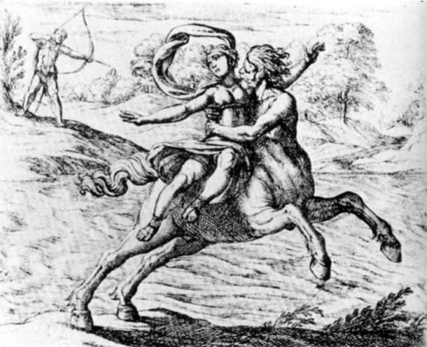 Nessus and Deianira.