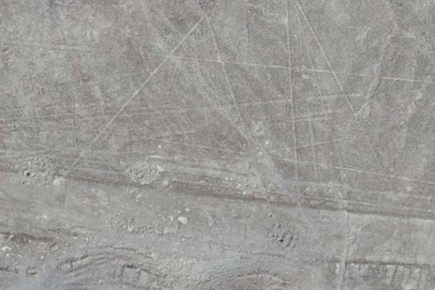 Newly discovered Nazca lines captured by a drone. (Luis Jaime Castillo, Palpa Nazca Project) Archaeologists believe these lines were made at different times and with different purposes.