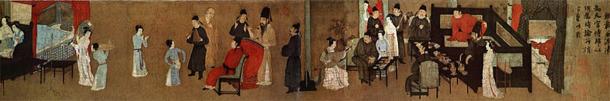 ‘Night Revels of Han Xizai’ -a painting depicting ladies dancing and entertaining guests. (Public Domain)