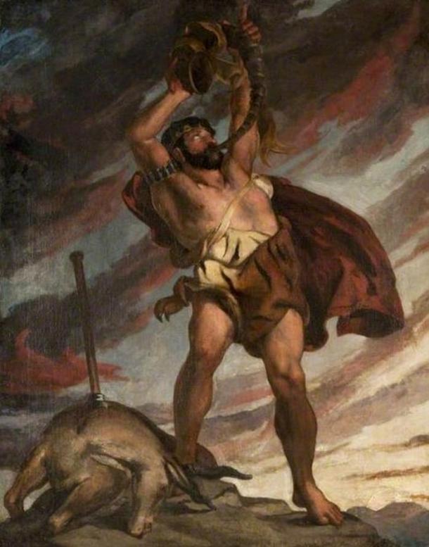 ‘Nimrod’ (1832) by David Scott. Nimrod, the 