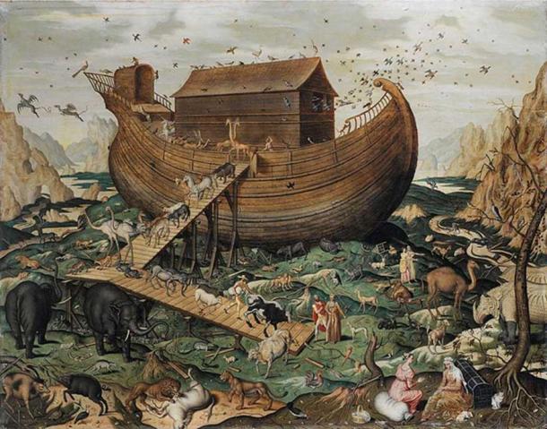 ‘Noah’s ark on the Mount Ararat’ (1570) by Simon de Myle.