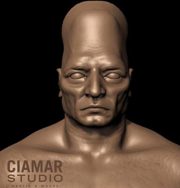 Artist’s representation of North American giant. Credit: Marcia K Moore / Ciamar Studio.