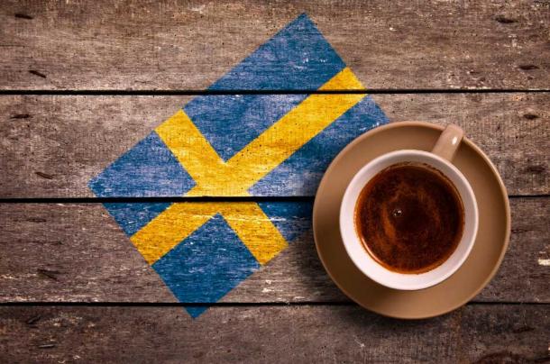 Now the Swedish flag is totally connected with coffee, the most popular energy drink in the country by far! (gmstockstudio / Adobe Stock)